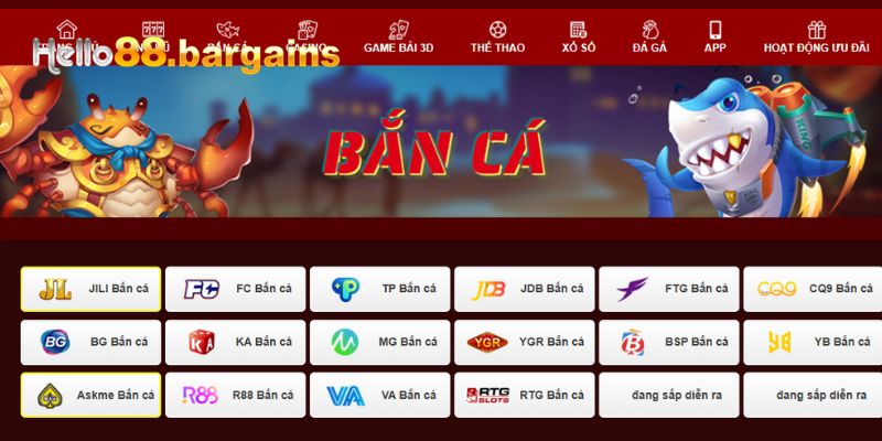 Bắn cá Hello88: Săn cá đại dương trùng ngàn quà khủng 3 Nhà cái liên tục làm mới chuyên mục với game hấp dẫn